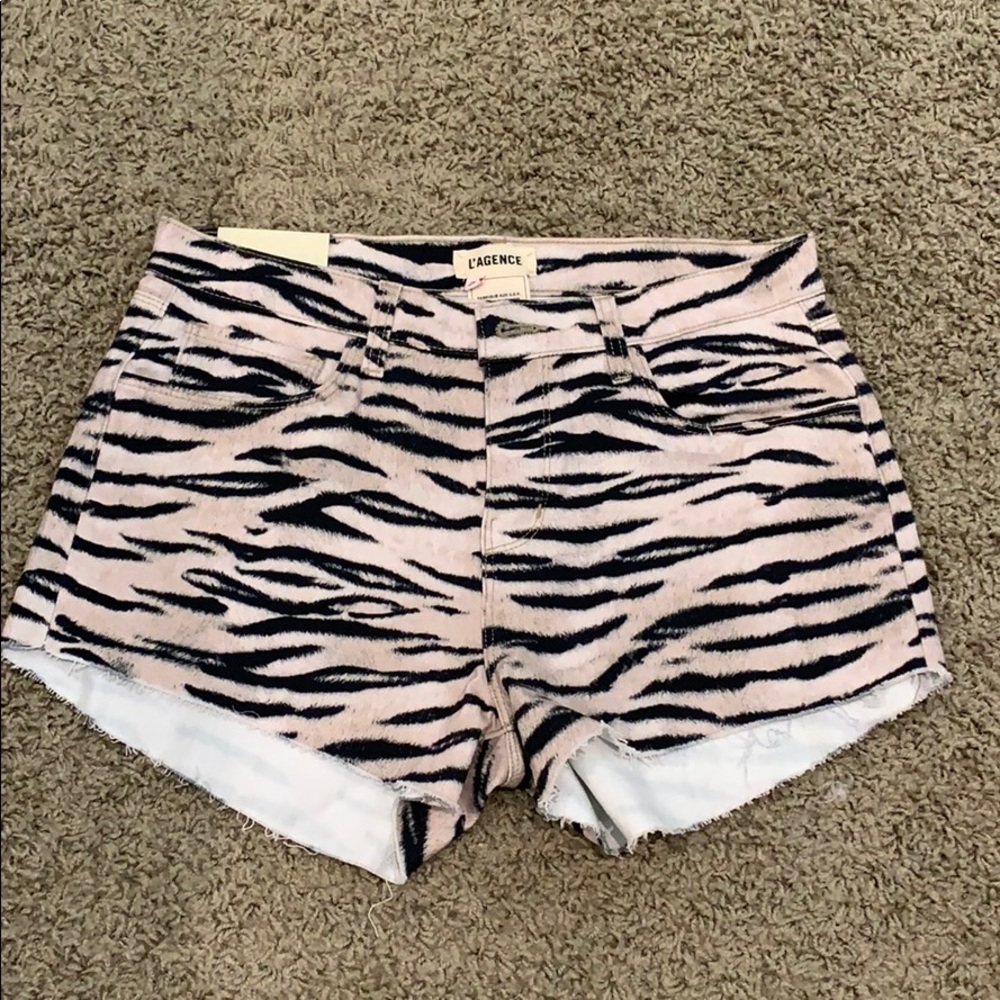 L’Agence Paris jean shorts 28